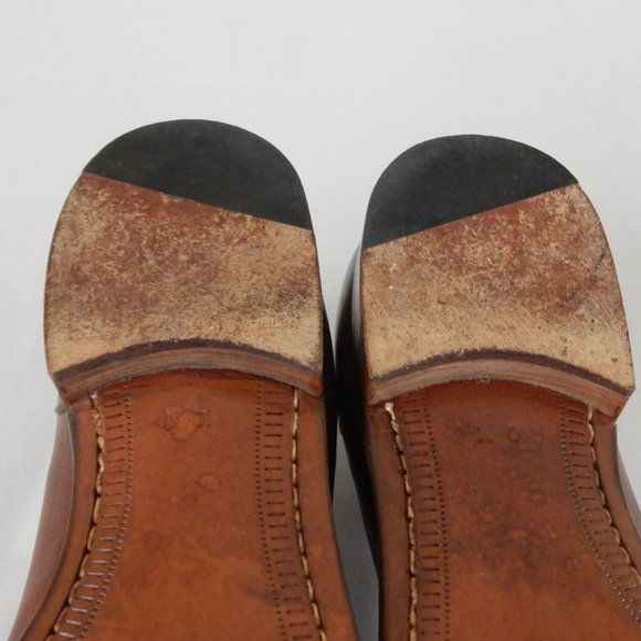 GRAVATI ITALIAN BROWN PENNY LOAFERS IN 10M